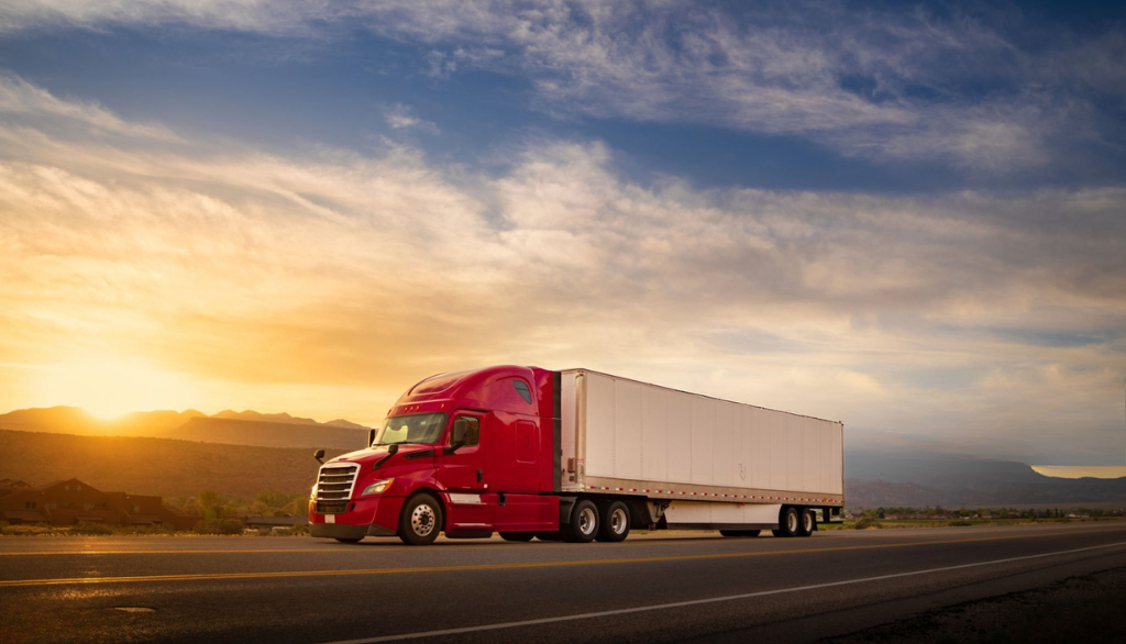 Trailer al atardecer