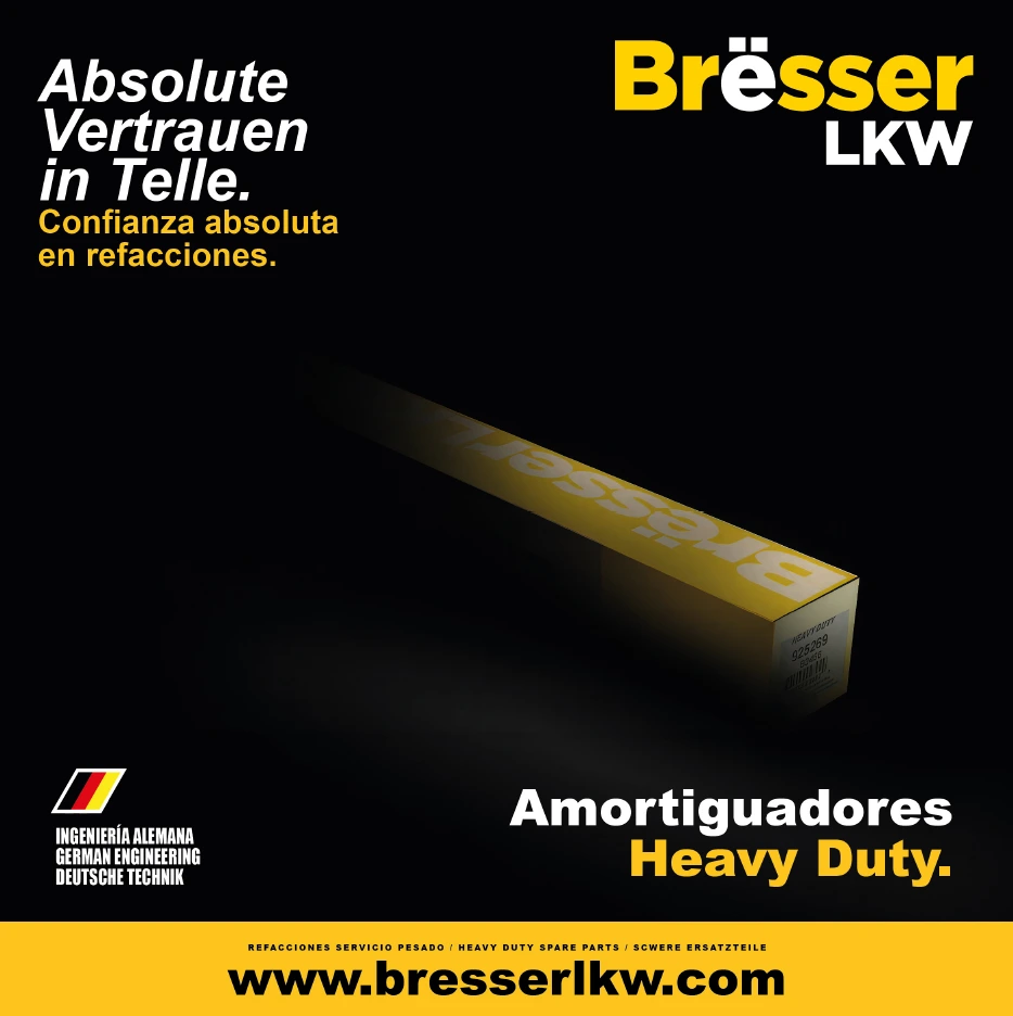 Catálogo Bresser LKW de amortiguadores heavy duty — Tractopartes DERMAT
