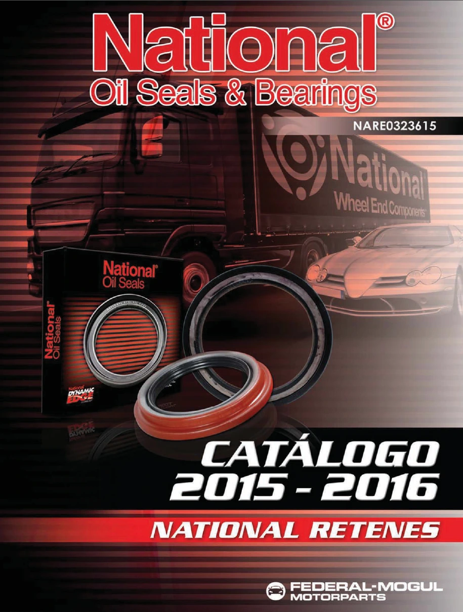 Catálogo National Oil Seals de sellos y baleros — Tractopartes DERMAT