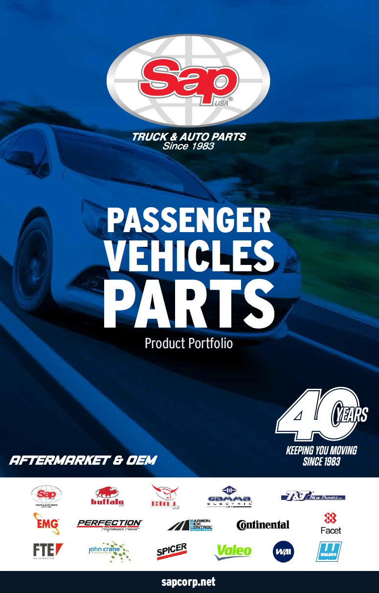Portafolio SAP de producto para vehículo de pasajeros — Tractopartes DERMAT